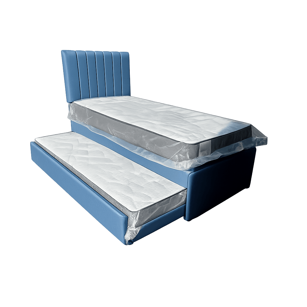 Cama Nido baul Plaza y Media + COLCHONES